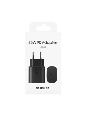 Samsung 25W USB-C Super Hurtiglading Vegglader – Svart
