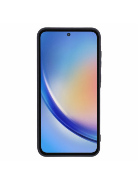 Samsung A56 Silicone Protective Case – Black (Soft Inside)
