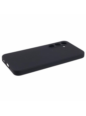 Samsung A56 Silicone Protective Case – Black (Soft Inside)
