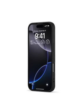 iPhone 16 Pro Max Silikondeksel – Svart (Myk Innside)