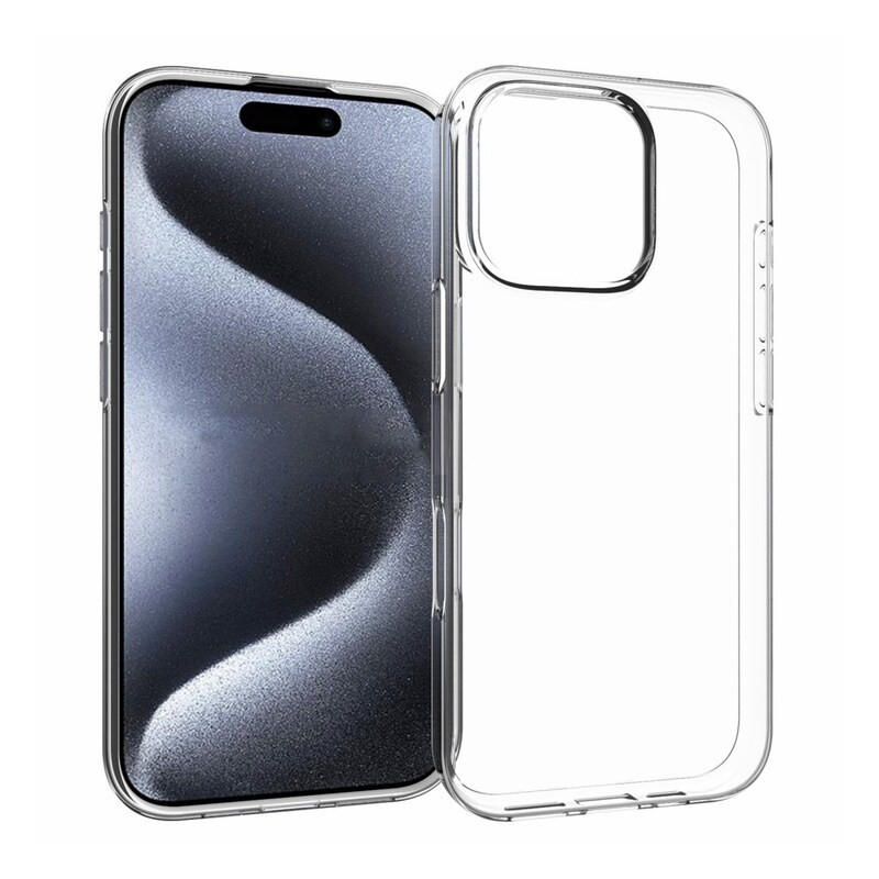 TPU Ultra Gjennomsiktig Deksel for iPhone 16 Pro Max