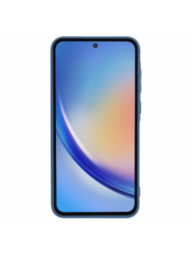 Silikondeksel for Samsung A16 – Blå (Myk Innside)