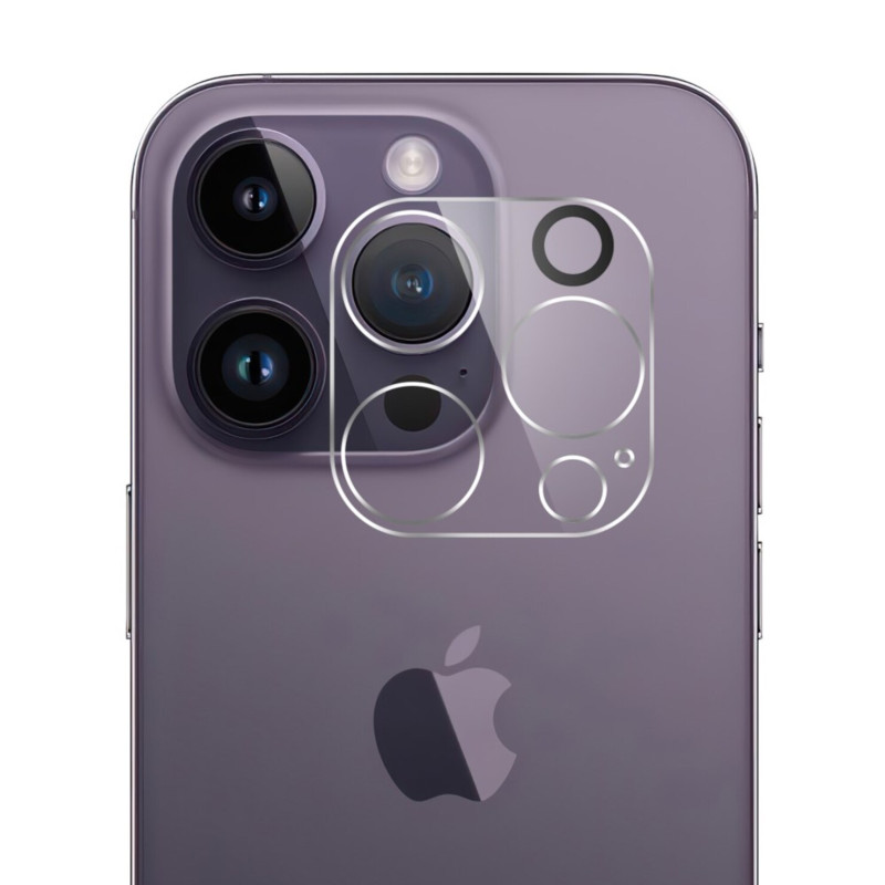 iPhone 15 Pro / 15 Pro Max Kameralinsebeskyttelse – 9H Herdet Glass