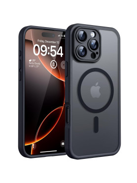 MagSafe Matte Case for iPhone 16 Pro – Black
