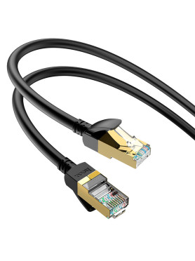 HOCO US02 CAT6 Gigabit Ethernet-kabel – 3M Ren Kobber, Støybeskyttelse